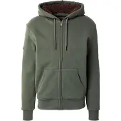 Superdry Sweatvest donkergroen