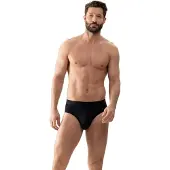 Mey Regular Fit Onderbroek zwart, Effen