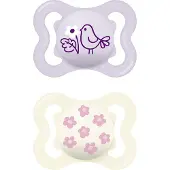 Mam Supreme Fopspeen Silicone Lilac 0-6 2 St Fopspeen