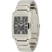 BOSS Analoog horloge 'Principle dress' zwart / zilver