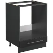 Vicco Fame-Line Ovenombouwkast – 60 cm zonder werkblad Antraciet Hoogglans
