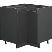 Vicco Fame-Line Hoekkast – 80.5 cm, WB Marmer Antraciet Hoogglans