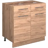 Vicco Fame-Line Keukenonderkast – 80 cm, WB Eik Krachtige eik goud