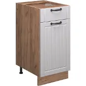 Vicco Fame-Line Keukenonderkast – 40 cm, WB Eik Wit Landhuis