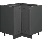 Vicco Hoekkast Fame-Line Anthrazit-Gold Landhaus 80.5 cm , WB Marmer, Model 56787