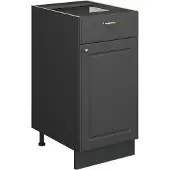 Vicco Fame-Line Keukenonderkast – 40 cm, WB Eik Anthrazit-Gold Landhaus