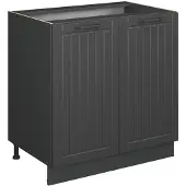 Vicco Fame-Line Wastafelkast – 80 cm met legplank, WB Antraciet Donkergrijs