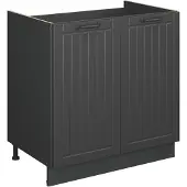 Vicco Fame-Line Wastafelkast – 80 cm, WB Eik Donkergrijs