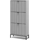 Vicco Eliza Schoenklaprek – 60 x 130 cm met 3 uitklapbare lades Grijs