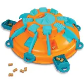 Nina ottosson tower of treats oranje / blauw 36x36x11 cm