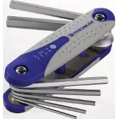 Promat /Tecwerk Schroevendraaierset | 7-delig uitklaphouder | SW 2-8 mm | S2-staal - 4000825117