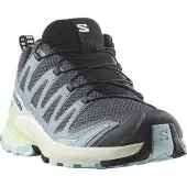 Salomon XA Pro 3D V9, trailrunningschoenen, dames, blauw/groen