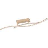 Eglo Led plafondlamp Grisolia 84cm - houtlook