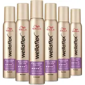 Wella 6x Flex Fullness Volume Ultra Strong Haarmousse 200 Ml