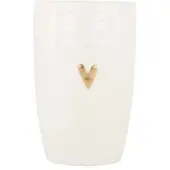 Zusss Mok Mok L Hartje Wit / Goud 470 ml