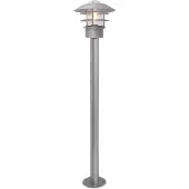 Elstead Lighting Mini LED Tuin Pilaar Helsingor | 1X E27 Max 60W | IP44 (Outdoor) | Silver