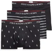 Ralph Lauren Boxershorts 'Classic' robijnrood / zwart / wit