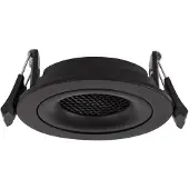 Masterlight Inbouwspot zwart structuur Ø90x45mm