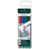 Faber Castell non-permanent marker - Multimark - S - 4-delig - FC-152404