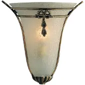 Searchlight Wandlamp Ascana, dimbaar, brons / oud-messing, Woon-/ Eetkamer, metaal, Antiek, wandlamp