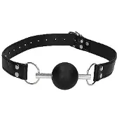 Ouch! Ball Gag met rubber bal - Zwart