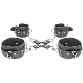Ouch! Hogtie Bondage Set - Zwart