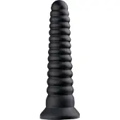 Hismith Premium Dildo Tower KlicLok en Zuignap 25 CM Zwart