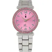 Lucardi Analoog horloge oudroze / zwart / zilver