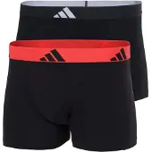 Adidas Underwear Boxershorts 'Active Flex Cotton Body' rood / zwart / wit