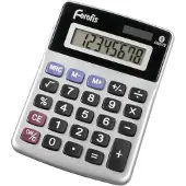 Centrum Rekenmachine/calculator - zilver - 12 x 8,5 cm - school of kantoor - calculators - 8 digits
