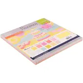 Vaessen creative Cardstock - Paaskleuren - 30,5 x 30,5 cm - 60 vellen - Glad - 216 g