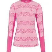 Kari Traa - Women's Anna Long Sleeve - Merino-ondergoed L, roze