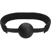 Ouch! Ouch - Siliconen Ball Gag verstelbaar - Zwart