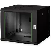 Digitus DN-19 09-U-3-SW 19inch-wandkast (b x h x d) 600 x 509 x 600 mm 9 HE Zwart, Zwart (RAL 9005)
