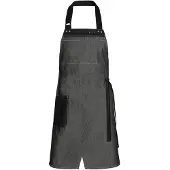 KenTaur Raw bib apron w. slit 30395-132
