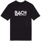 Bach Logo T-shirt Met Korte Mouwen Zwart S Man