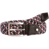 BA98 Riem 'Cologne' grijs / rood / zwart / wit
