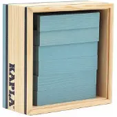 Kapla - Kleur - Constructiespeelgoed - Lichtblauw - 40 Plankjes