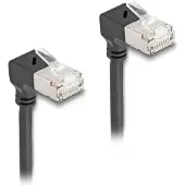 DeLOCK 80298 netwerkkabel Zwart 0,5 m Cat6a S/FTP (S-STP)