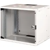 Digitus DN-49204 19inch-wandkast (b x h x d) 540 x 460 x 400 mm 9 HE Grijs, Grijs (metalen behuizing), Grijs (RAL 7035)