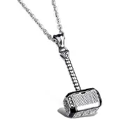 Mendes Jewels kettinghanger Hammer Of Thor Silver