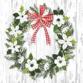 Papstar Kerst-servetten 'Blauw Kerstfeest'