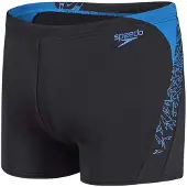 Speedo Boom Splice Swimming Boxer Blauw,Zwart UK 30 Man