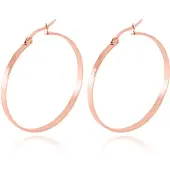 Cilla Jewels Dames oorringen Edelstaal Rose-30mm