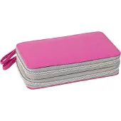Eberhard Faber schooletui Double Decker, 30-delig, roze