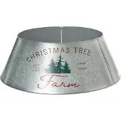 Beliani ROVANIEMI - Kerstboomrok - Zilver - IJzer
