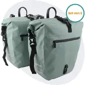 Voltano Enkele Fietstas Set E-bike - Mint Groen - 46 Liter