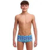 Funky Trunks Sidewinder Swimming Boxer Blauw 8 Years Jongen