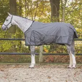 QHP Regendeken de luxe 50 gram 1200D grey reflective