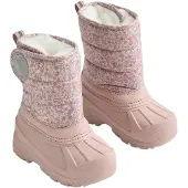 Wheat Snowboots 'Winty' donkergroen / pink / rosa